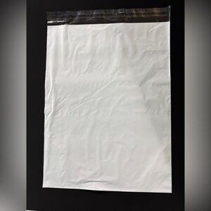 40 - 14 1/2 x 19 in White Poly Mailer - Heavy Duty Shipping Bag. 15 pieces
